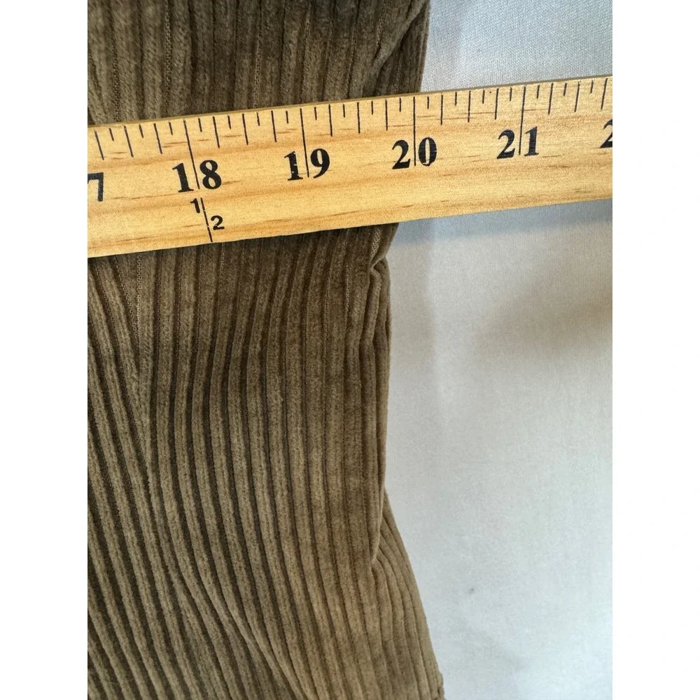 Sidi Club Vintage Mens Corduroy Blazer Brown Olive Shoulder Italy 40S Short 80s